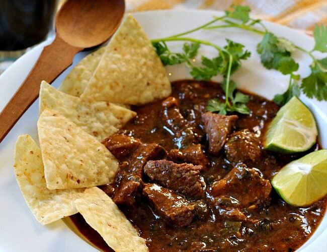 Chili con carne bowl -(The image provided doesn't include the bowl, but the bread bowl is included in this particular recipe).