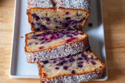 Blueberry Coffee Cake Loaf